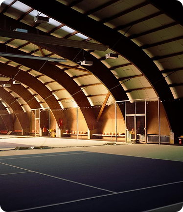 Semi-indoor courts