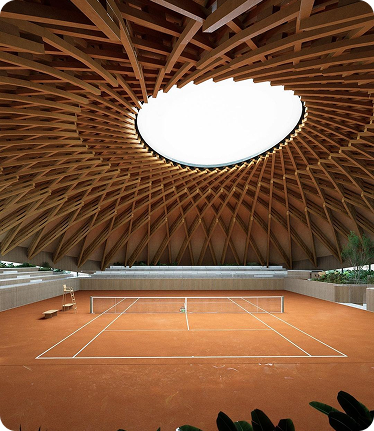 Outdoor courts